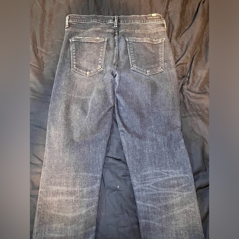 Citizens Of Humanity Rocket High Rise Skinny Jean Medium Wash Cotton Denim Fly - Picture 13 of 15